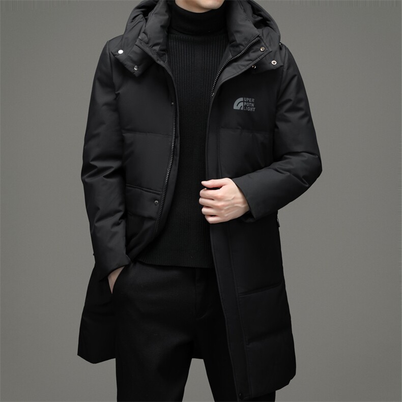 CXYF59521钱塘2020-2中年男士时尚休闲中长款冬季厚款羽绒服P320,男装羽绒服,钱塘207-2