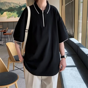 polo杉男韩版潮流2023夏季新款ins宽松百搭痞子帅气卫衣WB036-P30,时尚穿搭之秋冬韩版图片
