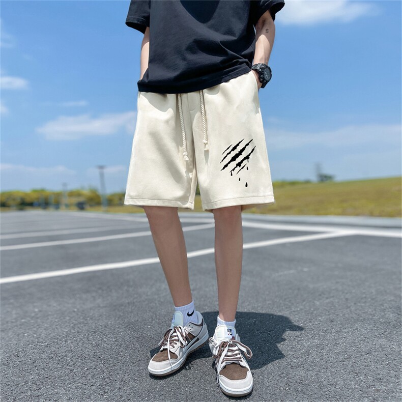 重磅夏季麂皮绒休闲短裤休闲五分裤JDK416-特p25控48,男装牛仔裤,电商B370