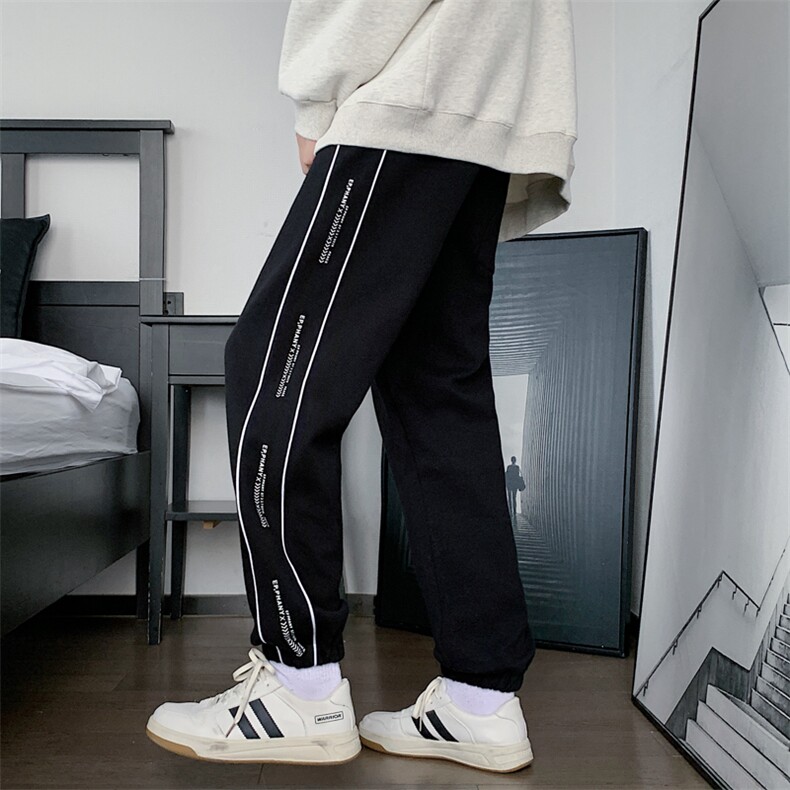 秋季新款男百搭港风卫裤K3206-P40加绒P50控78,男装休闲裤,星座717