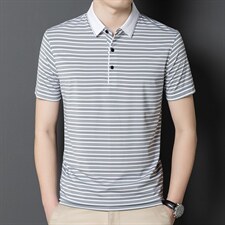 POLO衫男士短袖t恤翻领2023夏季新款潮牌休闲商务男装上衣，男装T恤，电商B212（原钱塘6029）