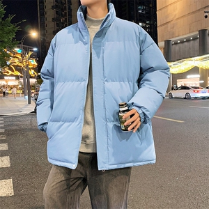 棉服棉袄秋冬新款棉衣外套纯色立领面包服保暖加厚 A436-1266-P60图片