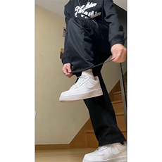 美式ins高街vibe宽松直筒束脚拉链装饰工装裤货号K2405P60，男装休闲裤，电商A063