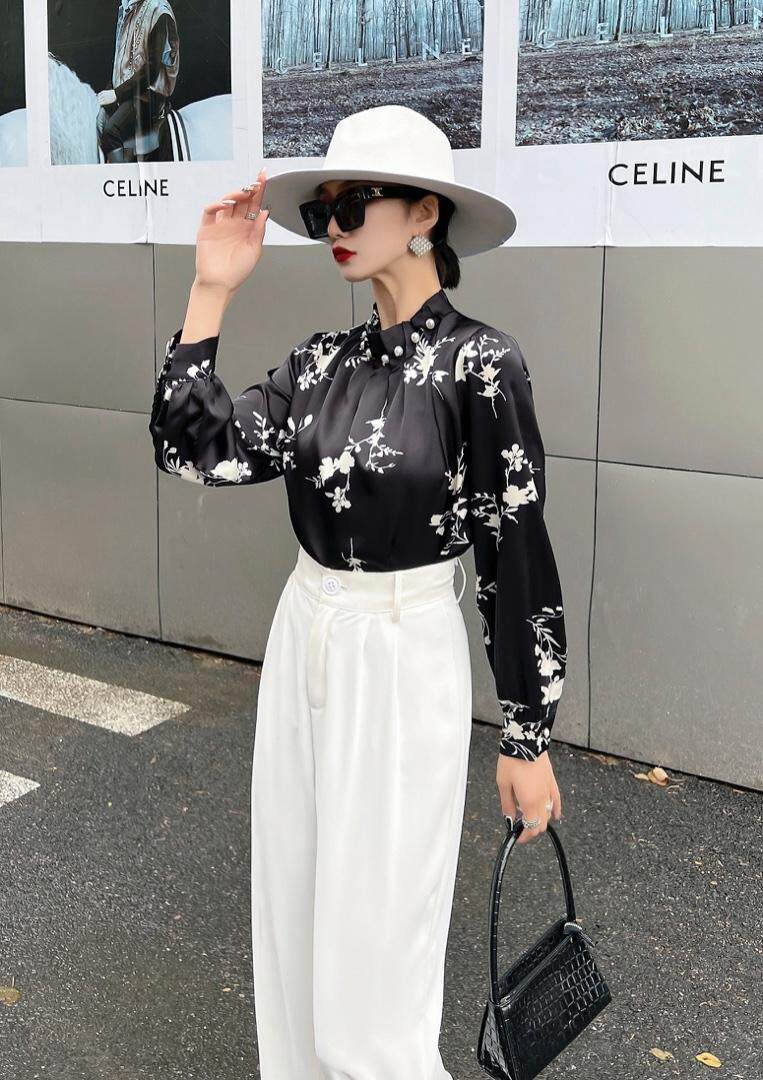 （现货）春款仿醋酸小衫，其它，起奢