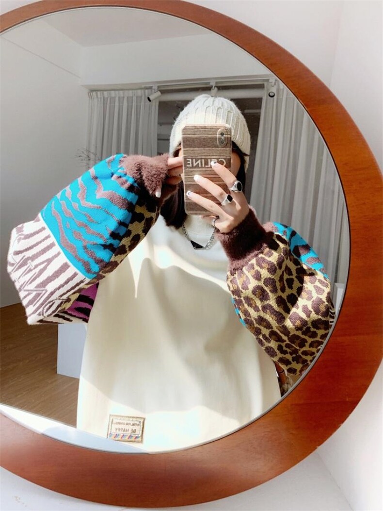 现货拼接卫衣，女装卫衣/绒衫，大图 DTU