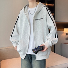卫衣开衫男女连帽外套春秋新款宽松百搭上衣XZ102B-1W2558P65，女装短外套，星座102B-1