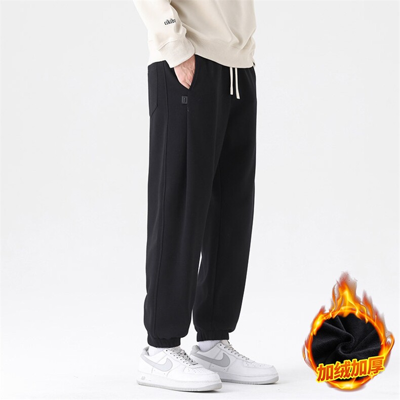 M-8XL男士加绒加厚大码宽松休闲运动休闲裤大码元,男装卫衣,星座209