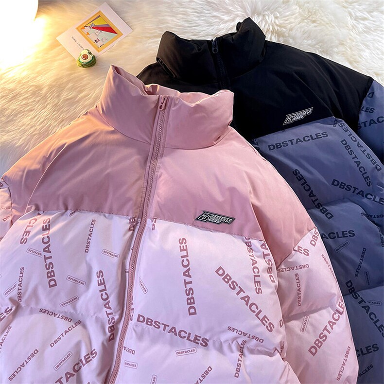 控价138冬季男女款新港风棉袄加厚保暖面包棉衣外套MY9020-P60,男装棉衣,电商A128
