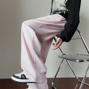 垂感阔腿直筒休闲裤女装2024年新款高腰显瘦长裤AK947-P65图片
