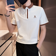 2025夏季短袖T恤翻领刺绣新款Polo衫22535-P50，男装Polo衫，电商D342