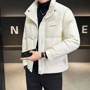 男士羽绒服2024新款冬季简约潮牌立领男装外套 A313-8636-P225图片