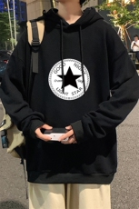WY2008-P35加绒款-P40纯棉连帽卫衣男大码运动帽衫宽松薄外套男，男装卫衣，电商A040