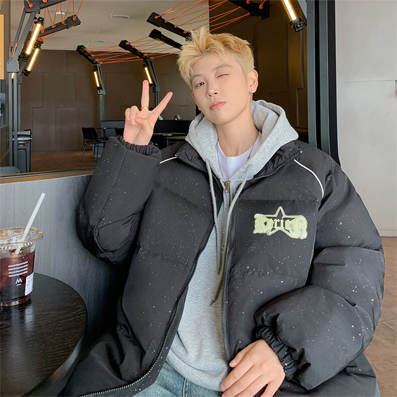 撒银设计款棉服8896-P118控158,男装棉衣,星座310A