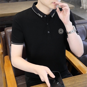 84034-P40 春秋新款短袖T恤男休闲打底衫图片