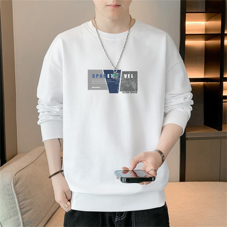货源现货一件2025春秋男士印花圆领休闲卫衣大码F200,男装卫衣,星座1816-2（原1210–2）