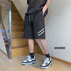 2023夏季新款潮流简约百搭短裤宽松休闲中裤B315-K23258-p45控58，男装休闲裤，电商B315