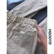 新款牛仔裤男女春秋款高腰宽松设计感阔腿情侣工装裤L84255-P53，男装牛仔裤，星座1008