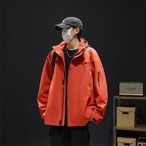 新款男女高品质户外登山服青少年学生冲锋衣夹克外套HS6606-P65图片