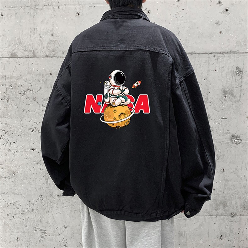 牛仔夹克男大码牛仔外套男茄克 NJ77289-P60图片