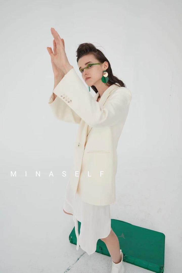 澳毛羊毛品质西装，女装西装，植外