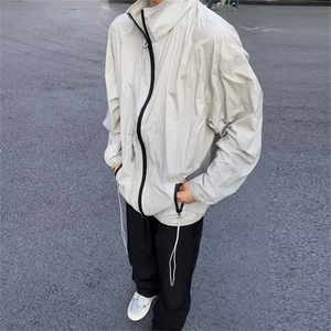 青少年双层防晒衣男款冰感夏季轻薄款透气防晒服外套户外爬山穿搭图片