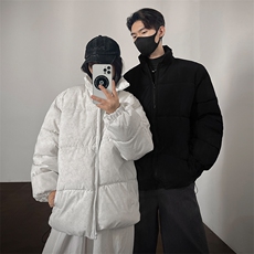 cleanfit黑色立领棉服痞帅高级感加厚保暖棉衣D2200-TP35不，男装棉衣，电商A102