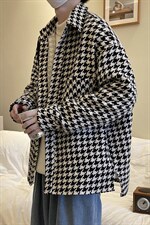 2023春装新款宽松休闲千鸟格夹克外套ins潮A071-1007-P68控价88,男装夹克,电商A071