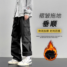 美式机能伞兵工装裤冲锋裤加绒加厚休闲长裤子JRK210-特批-45，男装工装外套，星座718-1