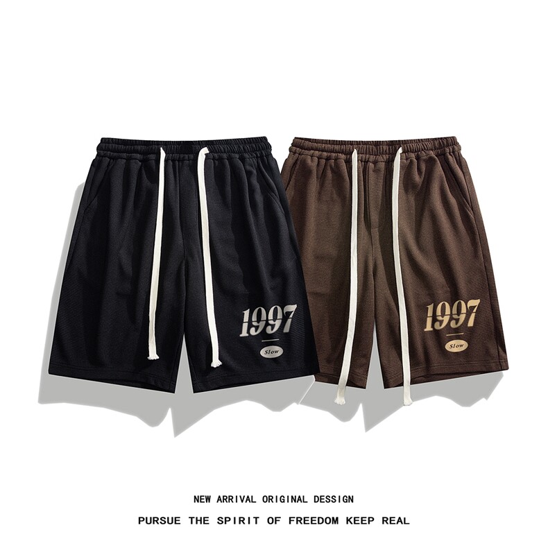 白底夏季新款港风情侣百搭拼色短袖polo休闲套装TZ1186P65控88,男装休闲套装,电商A247-1