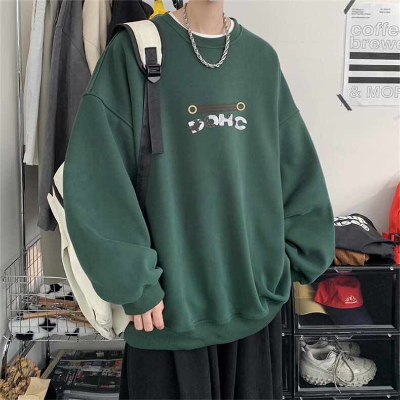 特P25控48秋冬新款男士圆领卫衣宽松休闲日常百搭上衣WQ2425,男装卫衣,电商B370