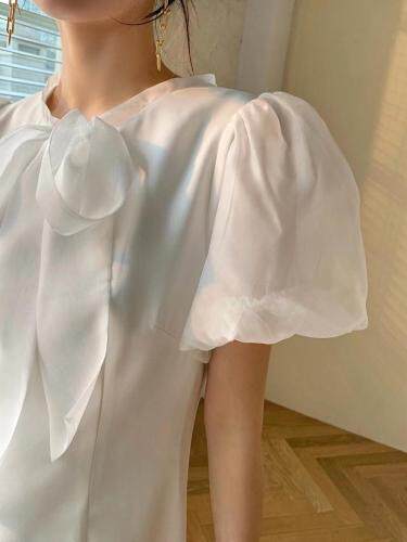 【】欧根纱泡泡袖连衣裙，女装连衣裙，LION&CAT(2F)