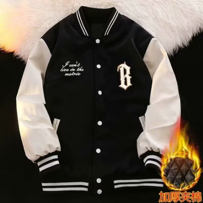 1506/QB1180/P70加厚夹棉棒球服男,女装职业装,星座1506