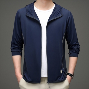 D2111夏季男士户外防晒衣皮肤衣长袖休闲连帽外套超薄防晒服P72图片