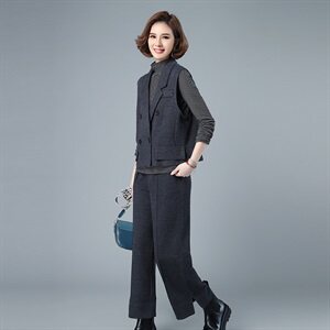 2021秋冬外套三件套休闲加绒284款图片