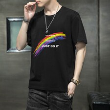 2026夏季新款青少年潮流短袖T恤大码男士薄款上衣1210-2-DT31-P10,男装T恤,星座1816-2（原1210–2）
