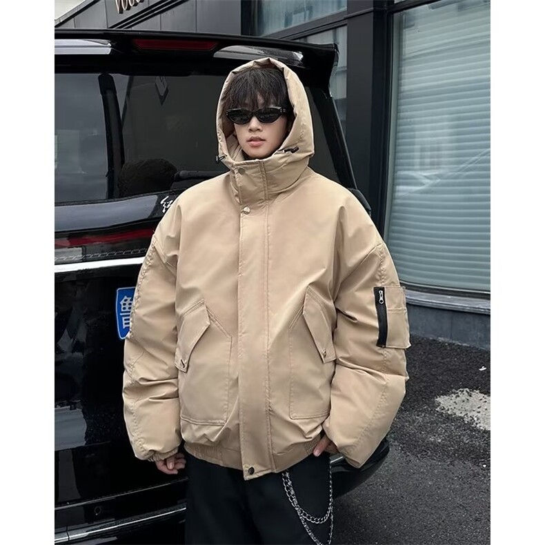 F632P95飞行员夹克棉服外套男冬季加厚潮牌宽松情侣工装,男装夹克,星座512-6