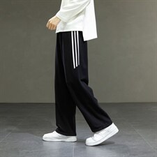 22/秋冬新款港风运动裤潮牌休闲裤潮流男裤直筒拖地裤子男士K58，男装休闲裤，星座815-2