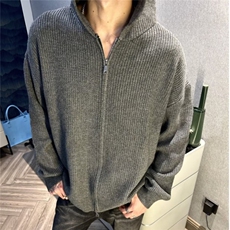 复古针织开衫外套男装2026秋冬季美式慵懒风痞帅宽松毛衣，男装针织衫/毛衣，星座218-1（原230）
