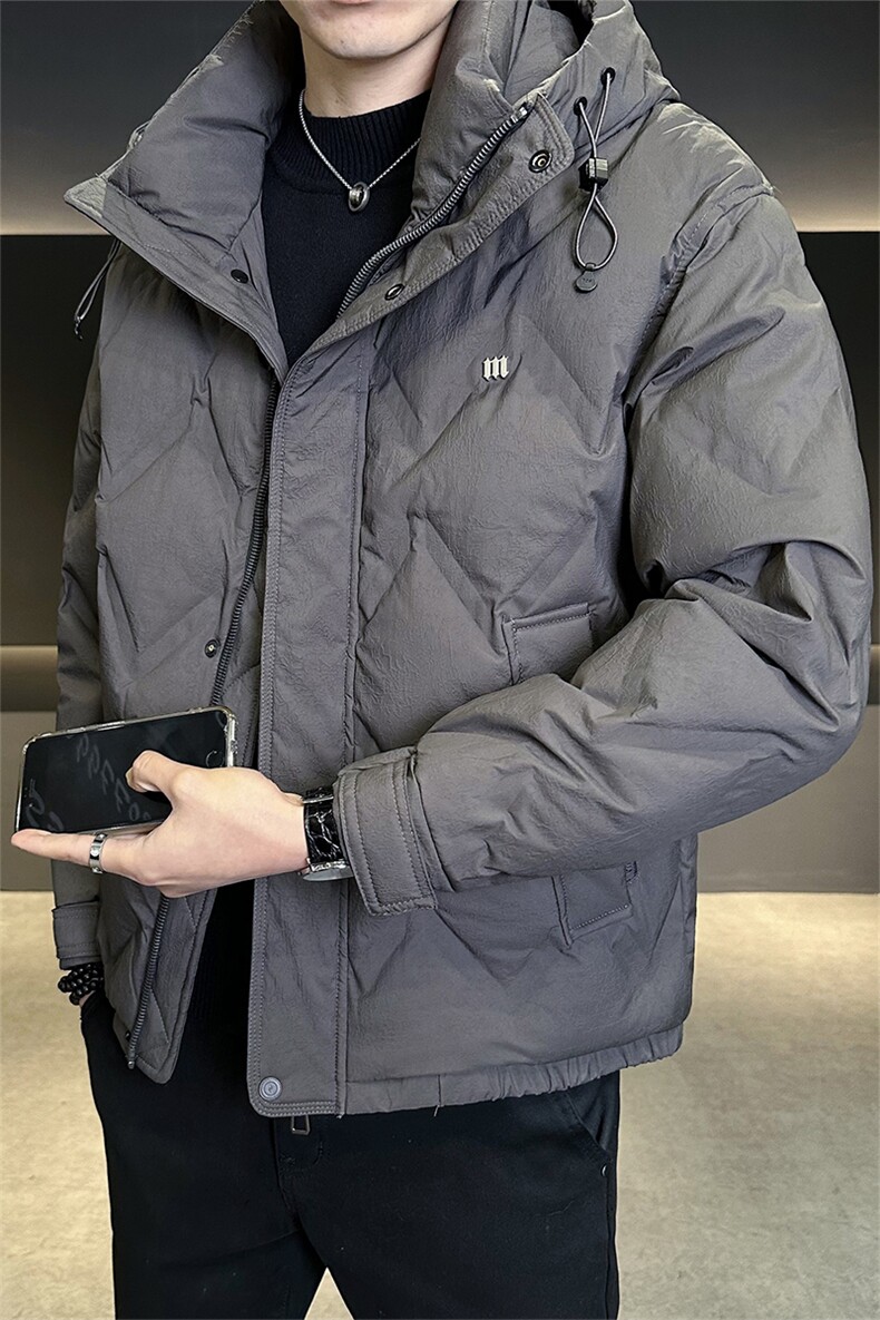 标50白鸭绒男装羽绒服连帽C317-Y8160-P235,男装羽绒服,电商C317