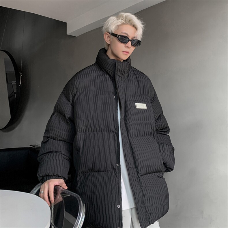 W8210P120控168肌理感新面料宽松休闲棉衣棉服,男装棉衣,电商B205