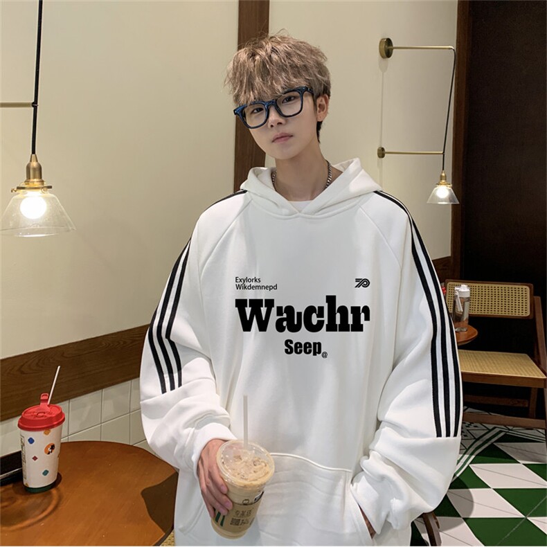 条纹连帽卫衣SWY2486-P55控8850棉,男装卫衣,电商B370