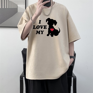 麂皮绒短袖t恤男大码半袖男 JD82448-P25图片