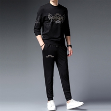 CA9816钱塘2020-2中青年男士秋季薄款帅气休闲时尚套装P160，男装休闲套装，钱塘207-2