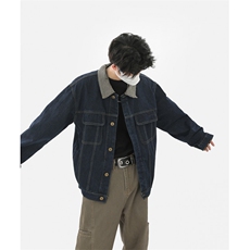 xz905-2-JK127#P80-（控108）春季美式高街休闲牛仔外套，男装工装外套，星座905-2