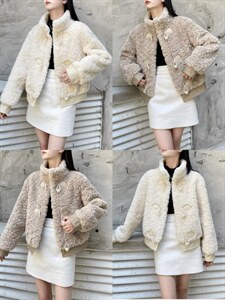 冬季新款百搭颗粒绒外套,其它,QIANCHEN 谦晨