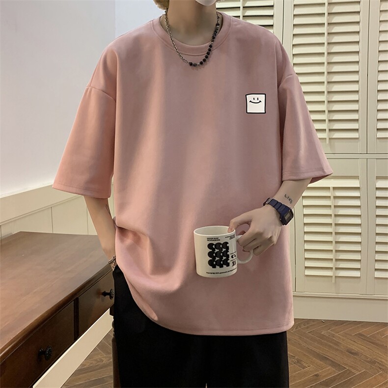 麂皮绒短袖t恤男大码半袖男酒店风JD82316-P25,男装T恤,电商A040