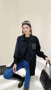 羊绒大衣图片