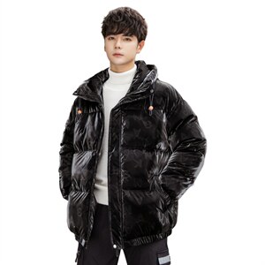 YIM 2026冬季新款90%白鸭绒连帽羽绒服男XZ109-Y1239-P218图片