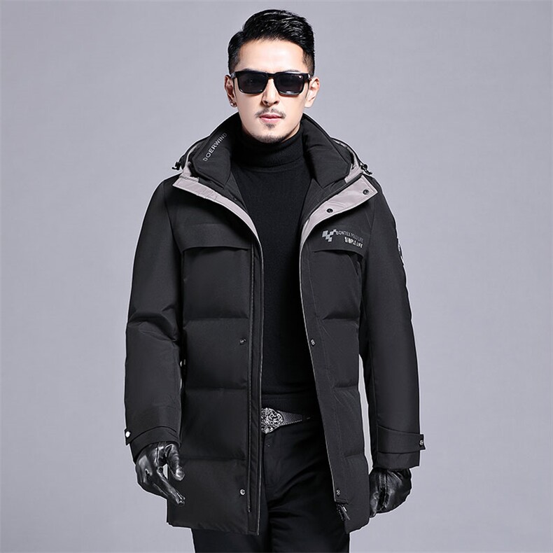 B2176钱塘2020-3冬季继续90白鸭绒连帽羽绒服男装羽绒服P270,男装羽绒服,钱塘207-3