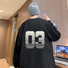 抖音得物供货量大从优可提供视频美式长袖T恤CT712特P25，男装T恤，电商A486-1